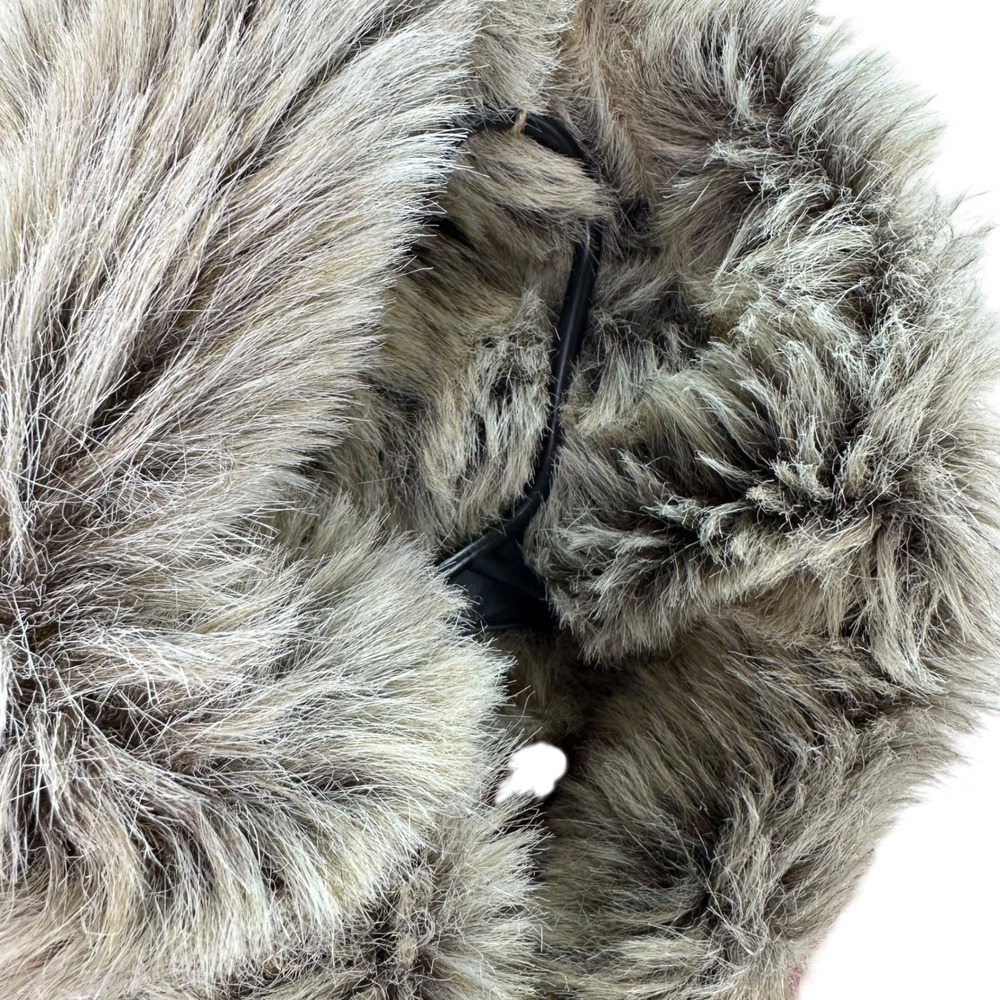 Vintage Emily Leffler Girls Rust‎ Faux Fur Hood Coat Belt Gloves Sz 6-7 Boutique - Picture 10 of 16